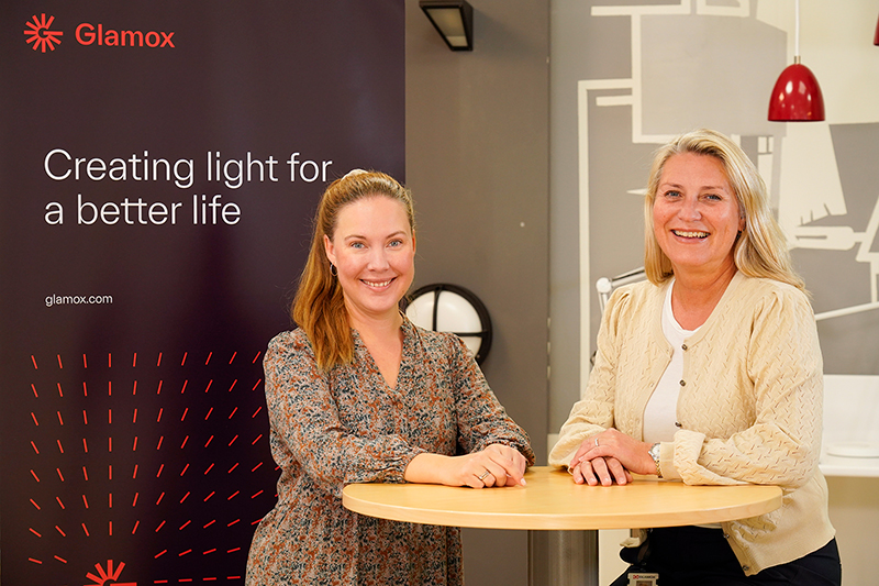 Silje Kristin Grip and Nina Hol of Glamox