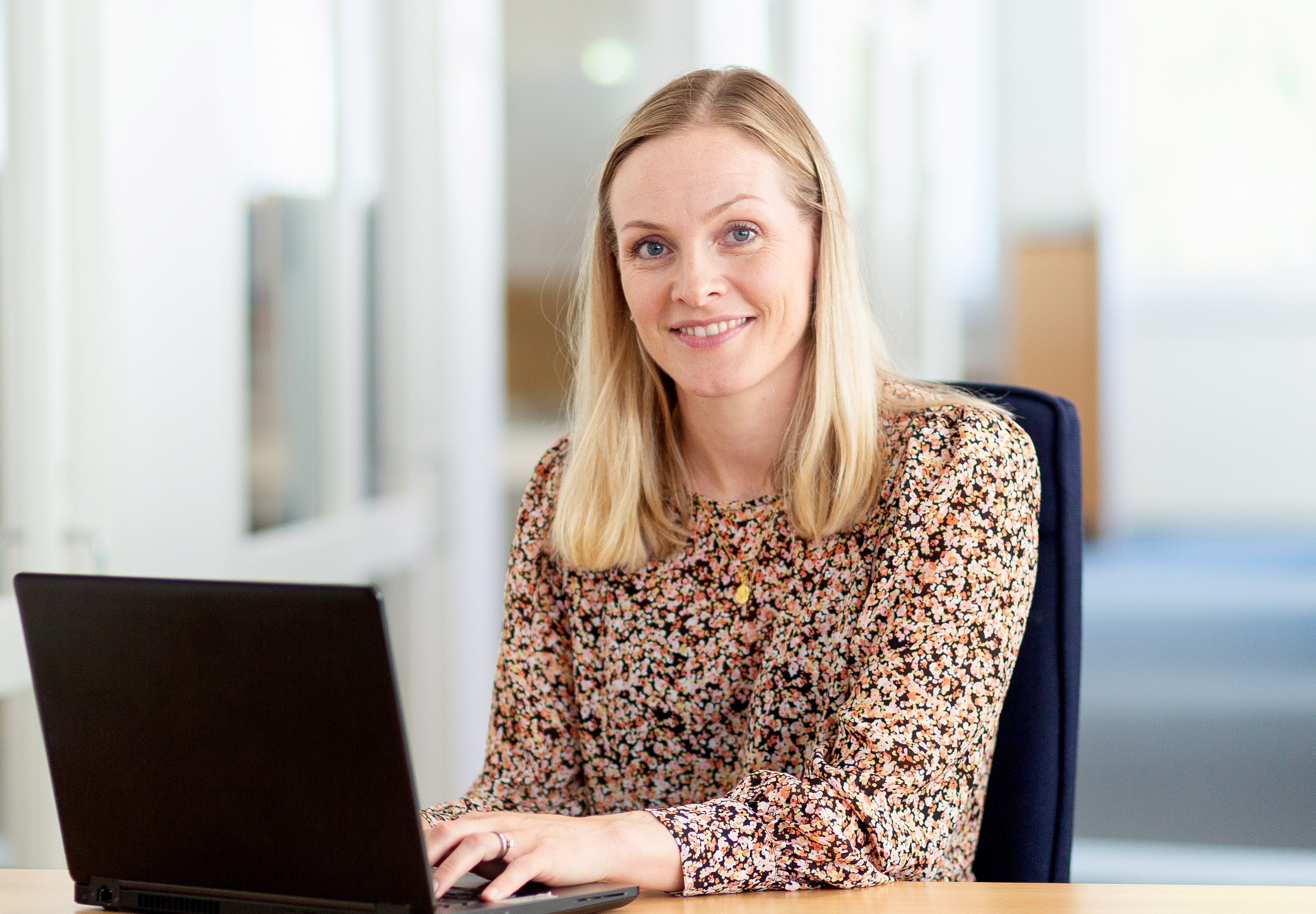 Woman working in office