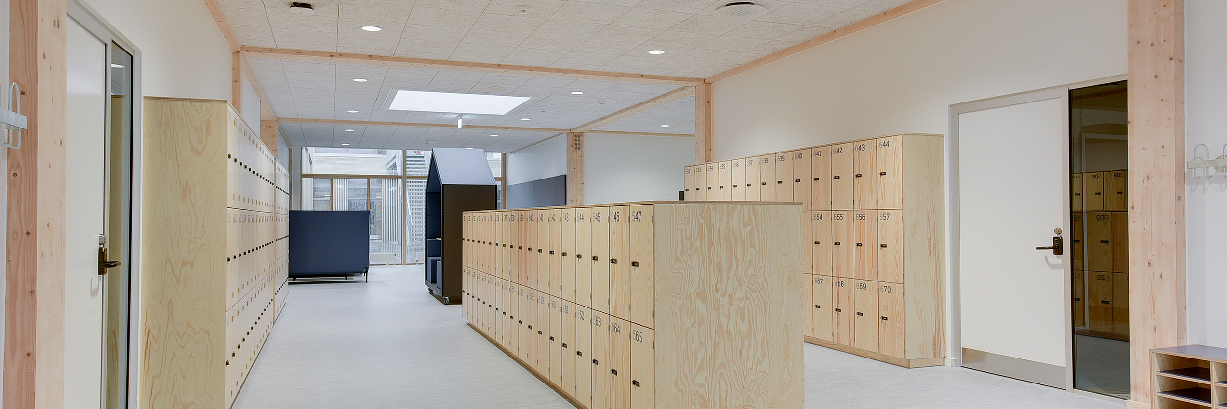 Amenity and changing rooms 