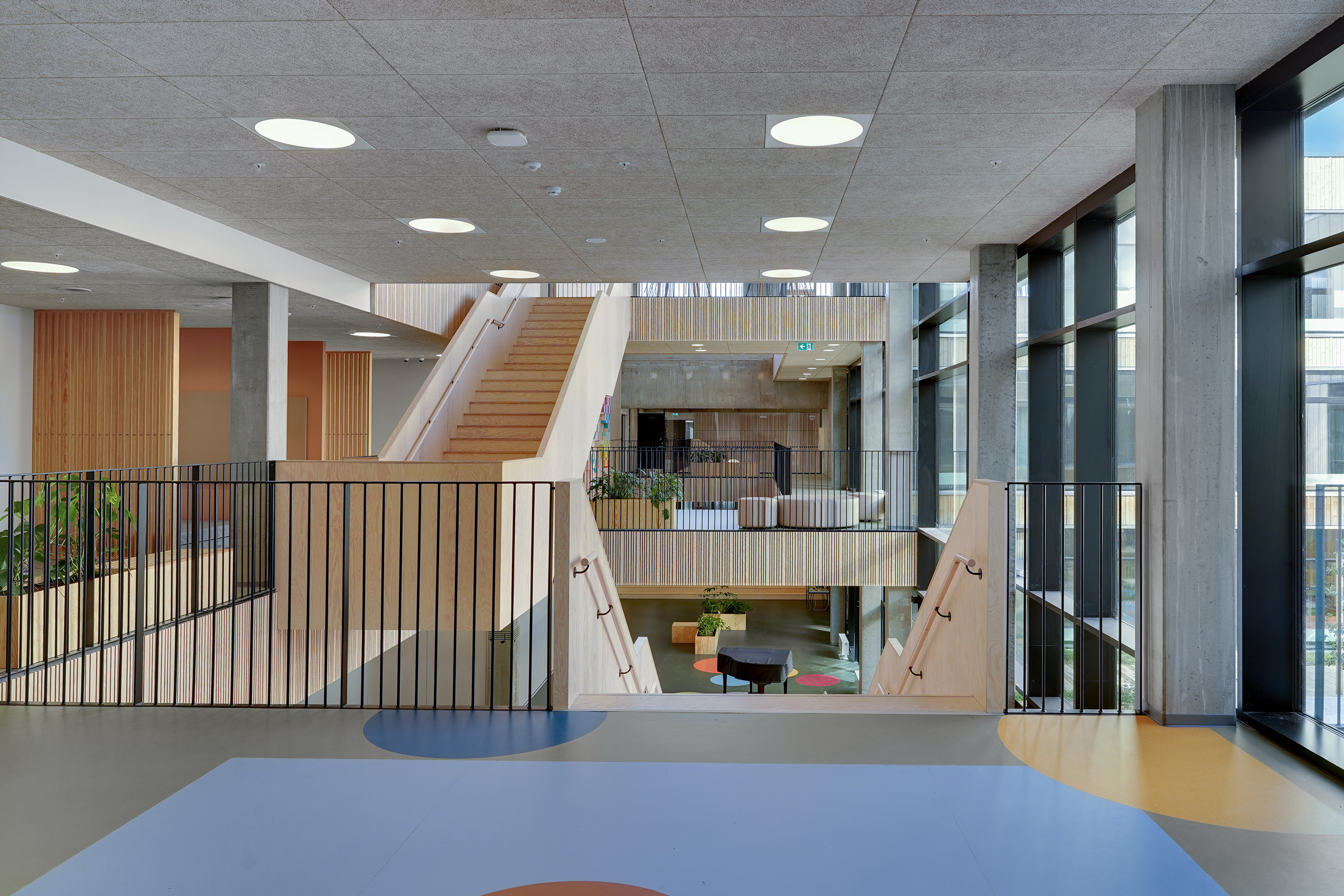 Gemeinschafts- und Verkehrsflächen im Bildungswesen 