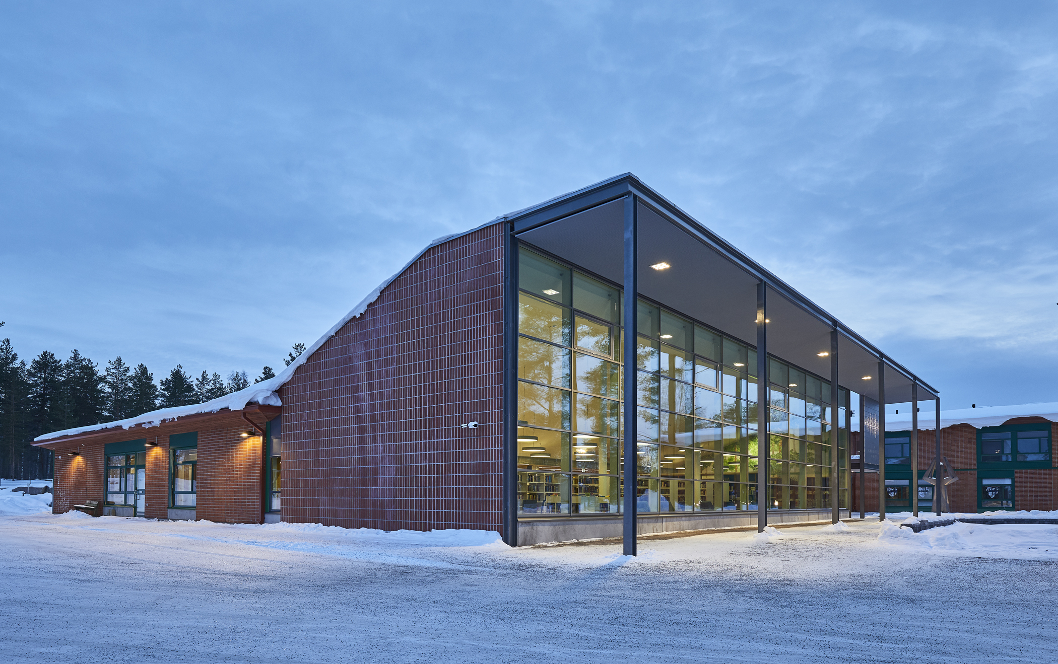 Kankaanpään kirjaston peruskorjaus ja laajennus 
