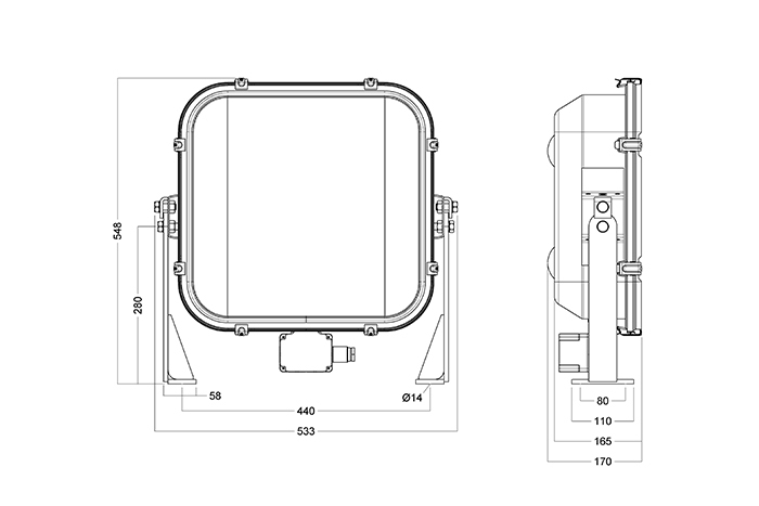 1076 LED 13000 850 M24BN - MB40