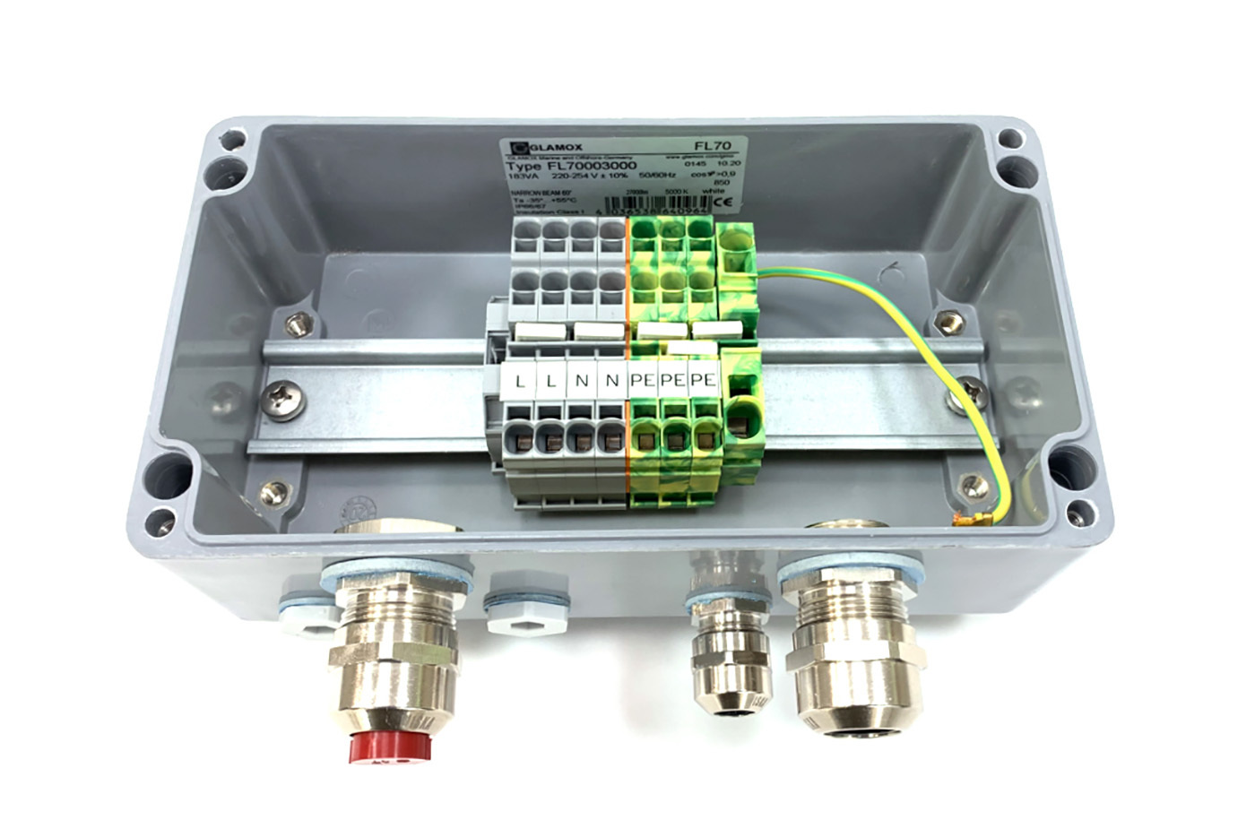JUNCTION BOX GRP/RAL 7000GREY CPL.