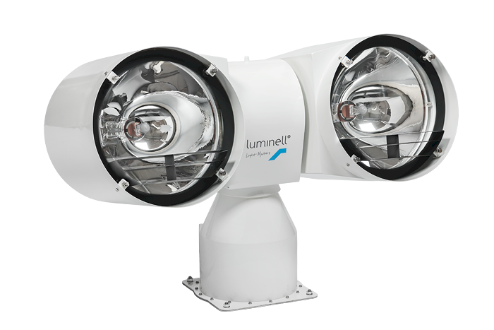 LN0381 (1 = white light, 2 = UV light; from the view of the searchlight from left to right)
