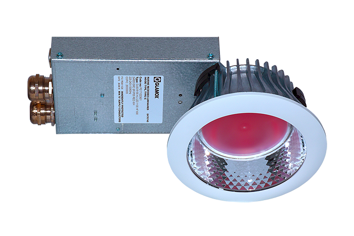 DL60N-R155 HU LED 1100 HF RED 2xM25 BR EMC SF/IP55 WH TR