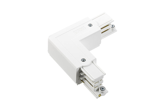 TRACK L-CONNECTOR INNER WHITE