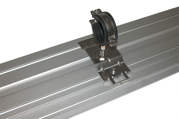 QTL502/QTL504  G10605/G10606, TL50, Mounting bracket cranked, Stainless Steel, mounting distance adjustable