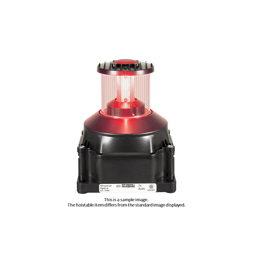 75 ARCTIC LED A/R RED 360&#176; 115-230VAC HOISTABLE