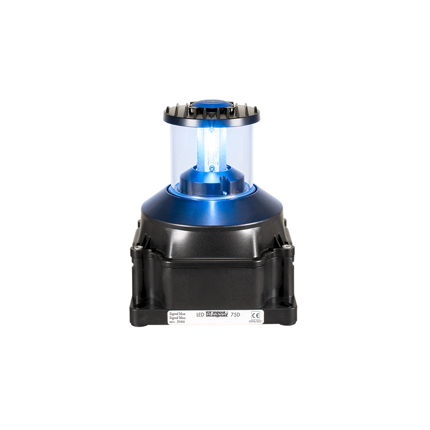 75D LED A/R BLUE 360&#176; 115-230VAC
