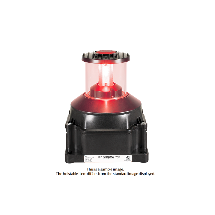 75D LED A/R RED 360&#176; HOISTABLE 115-230VAC+24VDC