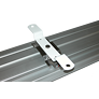 QTL502/QTL504  G10605/G10606, TL50, Q1TX61, TX61, QTL602/QTL604, TL60, Mounting bracket cranked, Stainless Steel, distance between the brackets adjustable